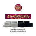 Britscotti Side and Lid Labels with 5ml Extract Jars - Strain Labels