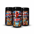 Britscotti Tall 100ML / 7G Labelled Miron Glass Jars - Strain Labels