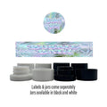 Bubble Bath Side and Lid Labels with 5ml Extract Jars - Strain Labels