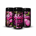 Bubblegum Kush Tall 100ML / 7G Labelled Miron Glass Jars - Strain Labels