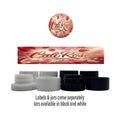 Cali Rose Side and Lid Labels with 5ml Extract Jars - Strain Labels