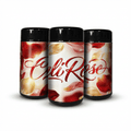 Cali Rose Tall 100ML / 7G Labelled Miron Glass Jars - Strain Labels