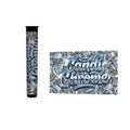 Candy Chrome Pre Roll Tubes 116mm Labelled - Strain Labels