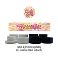 Candy Rain Side and Lid Labels with 5ml Extract Jars - Strain Labels