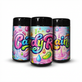 Candy Rain Tall 100ML / 7G Labelled Miron Glass Jars - Strain Labels