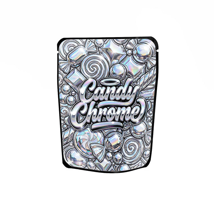 Candy Chrome Labelled Mylar Bags