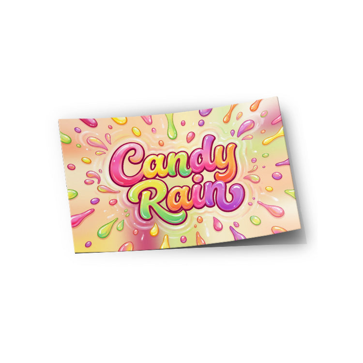 Candy Rain Strain Labels