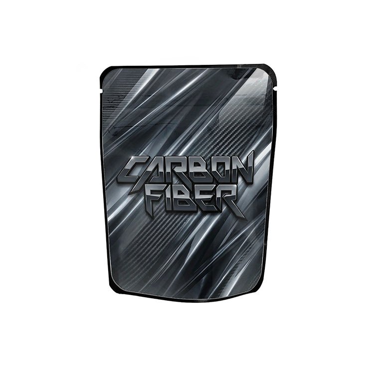 Carbon Fibre Labelled Mylar Bags - Strain Labels