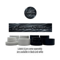 Carbon Fibre Side and Lid Labels with 5ml Extract Jars