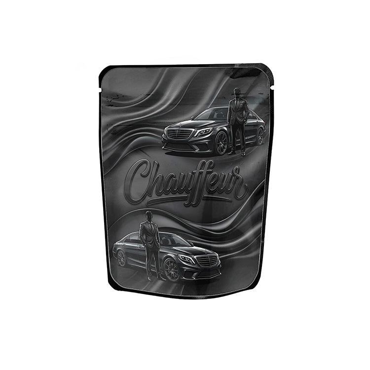 Chauffeur Labelled Mylar Bags - Strain Labels