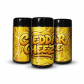 Cheddar Cheeze Tall 100ML / 7G Labelled Miron Glass Jars - Strain Labels