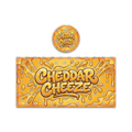 Cheddar Cheese Tall 100ML / 7G Miron Glass Jar LABELS ONLY