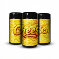 Cheese Tall 100ML / 7G Labelled Miron Glass Jars - Strain Labels