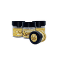 Cheese 60ml/2oz Labelled Clear Chubby Gorilla Child Proof Plastic Jars