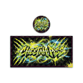 Cheetah Piss Tall 100ML / 7G Miron Glass Jar LABELS ONLY - Strain Labels