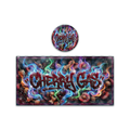 Cherry Gas Tall 100ML / 7G Miron Glass Jar LABELS ONLY - Strain Labels