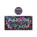 Cherry Gas Tall 100ML / 7G Miron Glass Jar LABELS ONLY
