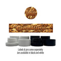 Cookies Side and Lid Labels with 5ml Extract Jars - Strain Labels