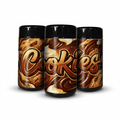 Cookies Tall 100ML / 7G Labelled Miron Glass Jars - Strain Labels
