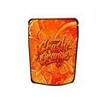 Crush Orange Labelled Mylar Bags - Strain Labels