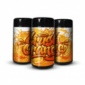 Crush Orange Tall 100ML / 7G Labelled Miron Glass Jars - Strain Labels