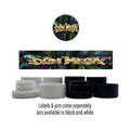 Don Mega Side and Lid Labels with 5ml Extract Jars - Strain Labels
