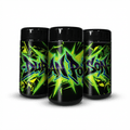 Durban Poison Tall 100ML / 7G Labelled Miron Glass Jars - Strain Labels
