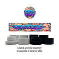Fatso Side and Lid Labels with 5ml Extract Jars
