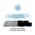 Fresh Powder Side and Lid Labels with 5ml Extract Jars - Strain Labels