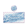 Fresh Powder Tall 100ML / 7G Miron Glass Jar LABELS ONLY - Strain Labels