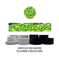 Gas Basket Side and Lid Labels with 5ml Extract Jars - Strain Labels