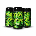 Gas Basket Tall 100ML / 7G Labelled Miron Glass Jars - Strain Labels