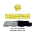 Gelonade Side and Lid Labels with 5ml Extract Jars - Strain Labels