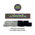 GMO Cookies Side and Lid Labels with 5ml Extract Jars - Strain Labels