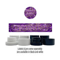 Grandaddy Purple Side and Lid Labels with 5ml Extract Jars - Strain Labels