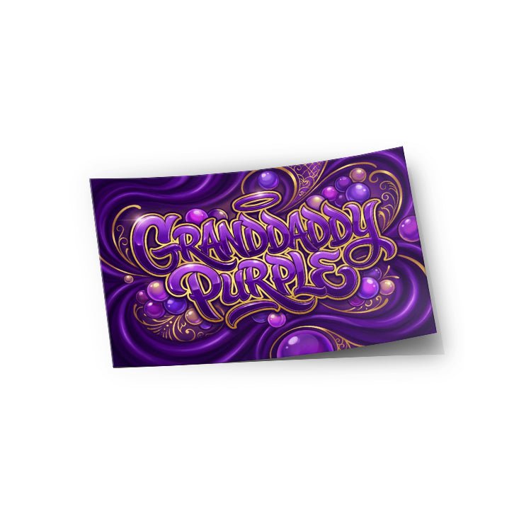 Grandaddy Purple Strain Labels - Strain Labels