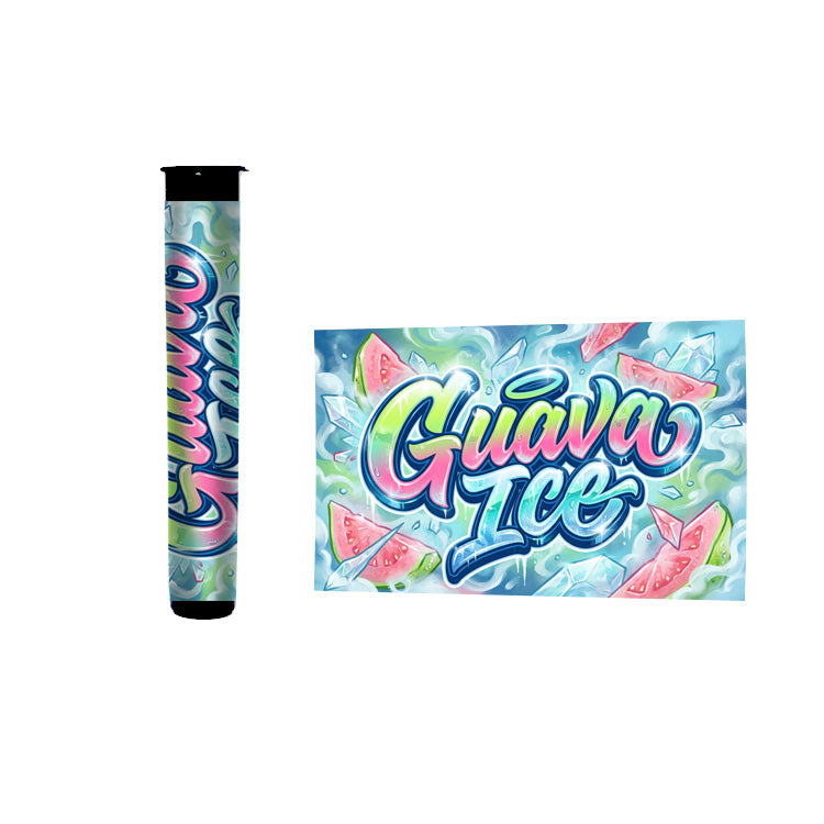 Guava Ice Pre Roll Tubes 116mm Labelled