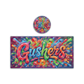 Gushers Tall 100ML / 7G Miron Glass Jar LABELS ONLY - Strain Labels