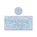 Ice Cream Candy Tall 100ML / 7G Miron Glass Jar LABELS ONLY - Strain Labels
