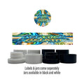 Jet Fuel Gelato Side and Lid Labels with 5ml Extract Jars - Strain Labels