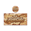 LA Kush Cake Tall 100ML / 7G Miron Glass Jar LABELS ONLY - Strain Labels