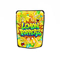 Lemon Popperz Labelled Mylar Bags - Strain Labels