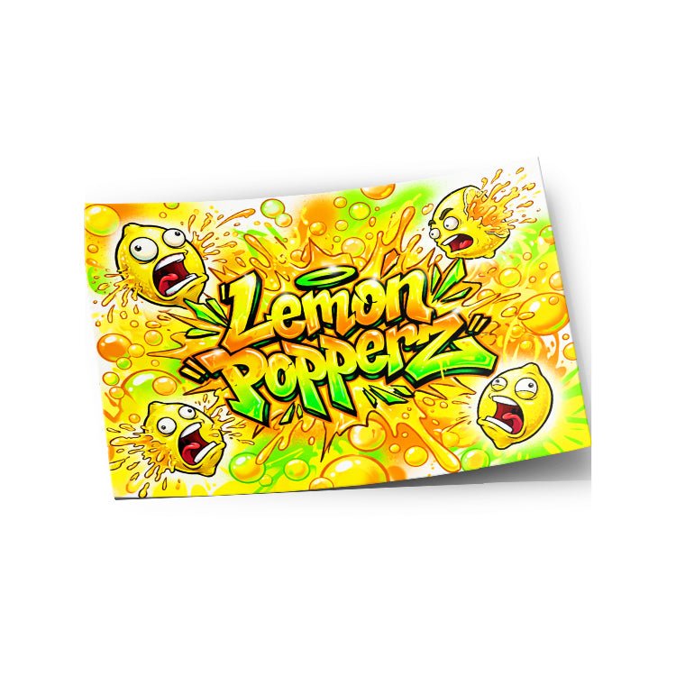 Lemon Popperz Strain Labels - Strain Labels