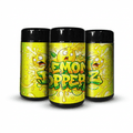 Lemon Popperz Tall 100ML / 7G Labelled Miron Glass Jars - Strain Labels