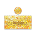 Lemonade Tall 100ML / 7G Miron Glass Jar LABELS ONLY - Strain Labels