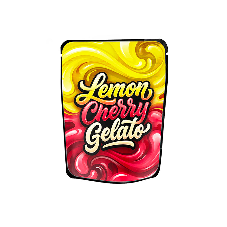 Lemon Cherry Gelato Labelled Mylar Bags