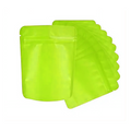 Lime Green Matte 3.5G Mylar Bags