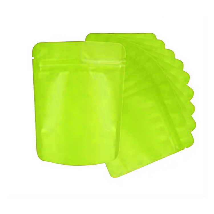 Lime Green Matte 3.5G Mylar Bags