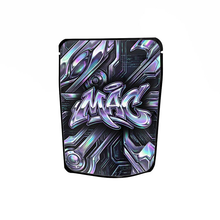 MAC Labelled Mylar Bags - Strain Labels