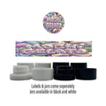 Mochi Gelato Side and Lid Labels with 5ml Extract Jars - Strain Labels